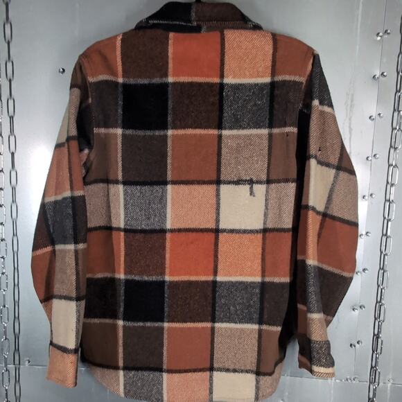 Fort Knapp Sportswear Vintage '50s '60s Wool CPO Button-up Shirt Jacket Small - Picture 9 of 10